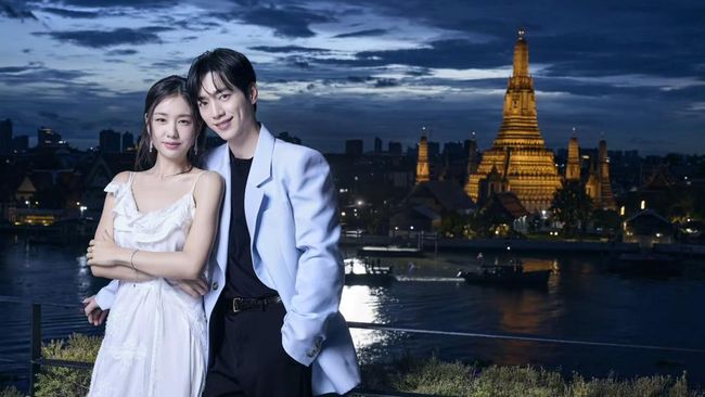Bagaikan Pre-Wedding, Intip Potret Romantis Seo Kang Joon dan Ahn Eun Jin di Bangkok