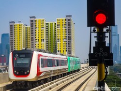 10 Hari Beroperasi, LRT Kelapa Gading-Manggarai Angkut 100.343 Penumpang
