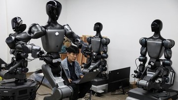 FOTO: Rahasia Robot China Belajar Cepat Lewat Data