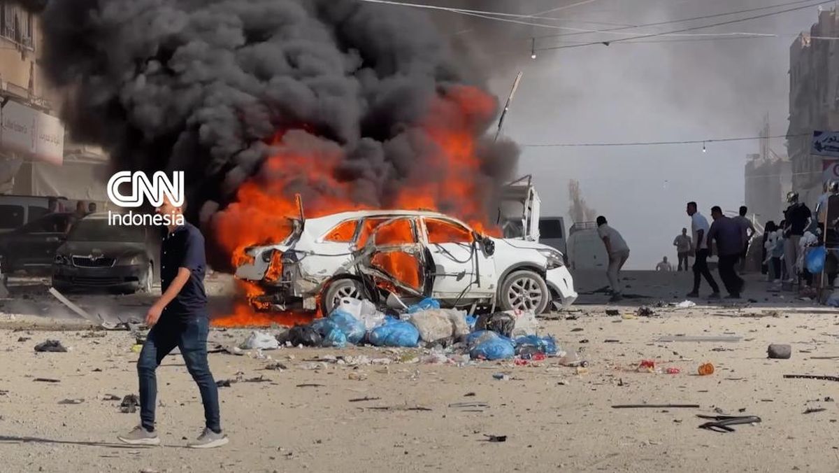 Serangan Israel Sasar Kendaraan di Gaza, Satu Orang Tewas