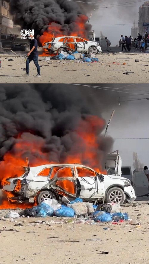 Serangan Israel Sasar Kendaraan di Gaza, Satu Orang Tewas