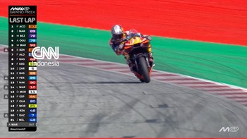 Pembalap KTM, Pedro Acosta akhirnya menjadi juara seri utama usai memenangi MotoGP Austria 2026 pada Minggu (20/9).