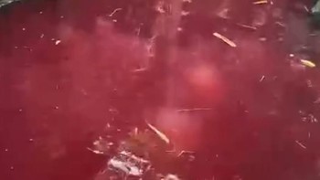 Heboh Kolam di Gunung Kidul Berubah Merah, Warga Berebut Ambil Air