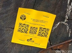 Ada Stiker Kemenhut pada Ratusan Kayu Gelondongan di Pesisir Sumenep