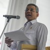 Menteri Keuangan Suahasil Nazara memberikan keterangan pers terkait pelunasan utang obligasi BLBI usai bertemu dengan Presiden Prabowo Subianto di Istana Merdeka, Jakarta, Selasa (22/9/2026). Pemerintah telah melunaskan utang obligasi Bantuan Likuidi
