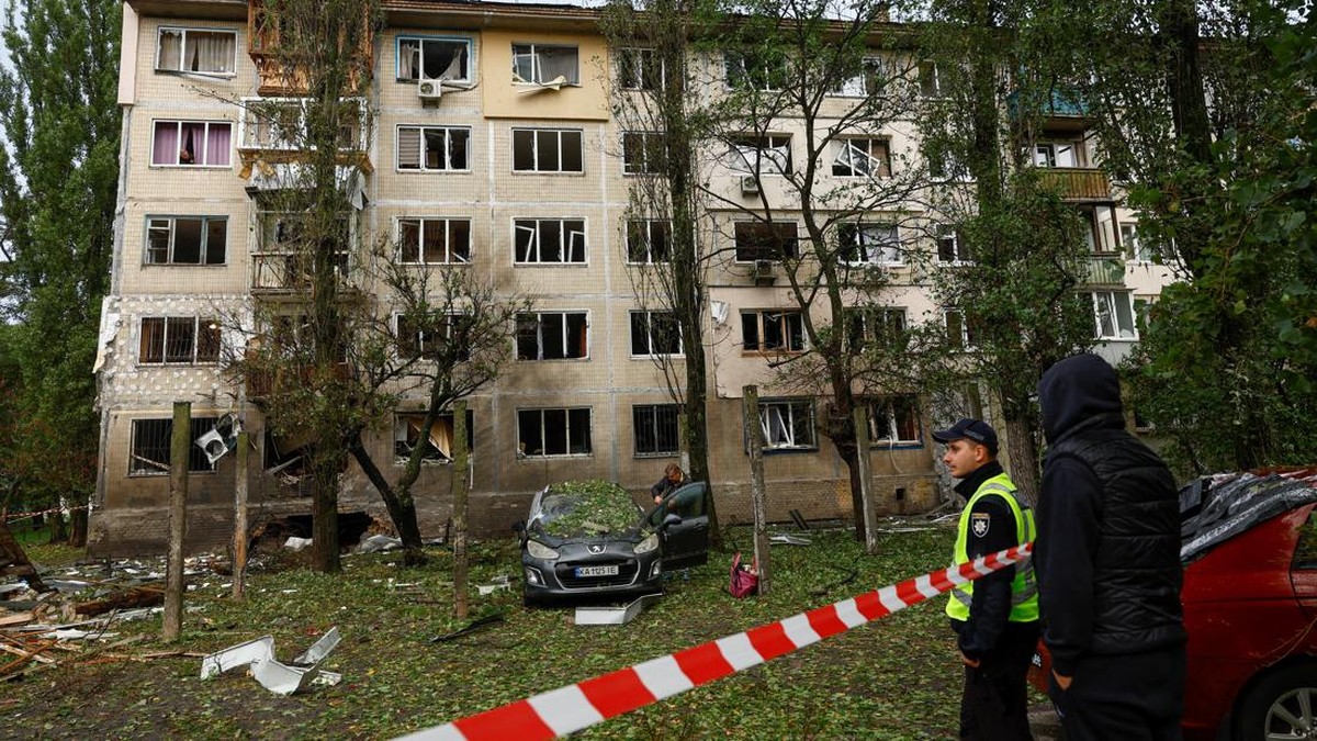 Potret Drone Rusia Menghantam Kyiv saat Zelensky Mau Temui Trump