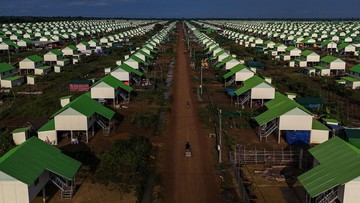FOTO: Korban Perang Kamboja-Thailand Masih Terjebak di Pengungsian