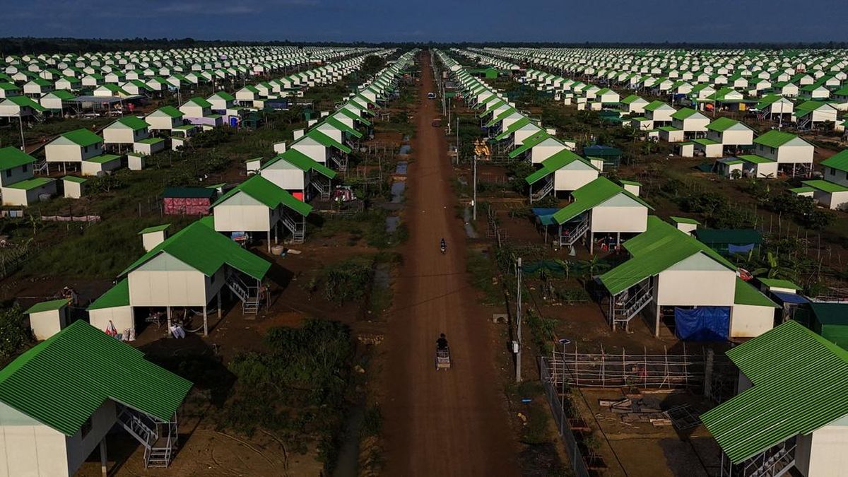 FOTO: Korban Perang Kamboja-Thailand Masih Terjebak di Pengungsian
