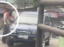 Pria Diduga Preman Pungli Mobil Saat Antre di SPBU Lubuklinggau