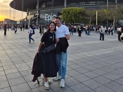 Gracia Indri Ditemani Suami Bule Lihat Konser BIGBANG di Paris, Intip Keseruannya