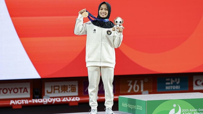 Luluk Diana Raih Perunggu Angkat Besi 49kg Putri Asian Games 2026