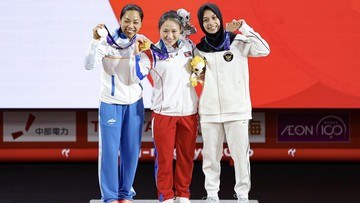 Update Eksklusif Olahraga CNN : Klasemen Medali Asian Games Rabu Malam: Malaysia Ke-8, Indonesia Ke-23
