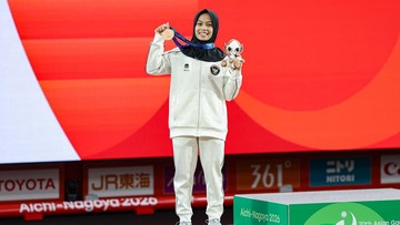 Liputan Olahraga CNN Sport : Hasil Asian Games: Luluk Diana Raih Perunggu Angkat Besi 49kg Putri