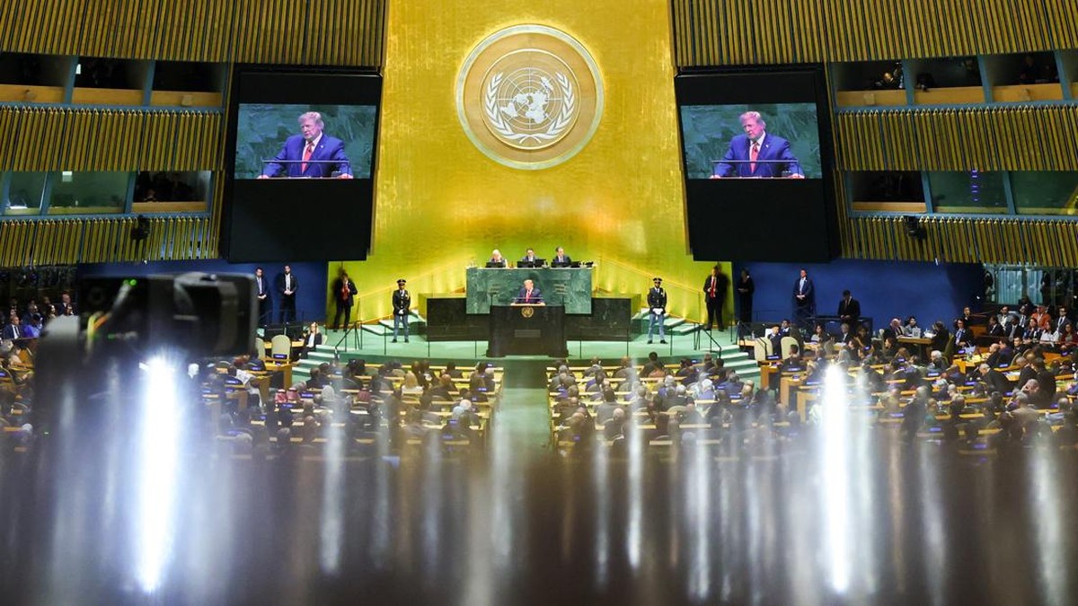 US President Donald Trump addresses the 81st United Nations General Assembly at UN headquarters in New York City, US, September 22, 2026.  REUTERS/MIKE SEGAR