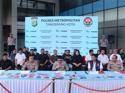 Polrestro Tangerang Kota Tangkap 38 Tersangka Curanmor, 33 Motor Disita