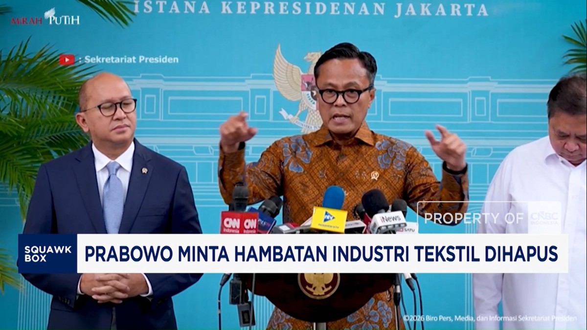 Video: Prabowo Minta Hambatan Industri Tekstil Dihapus