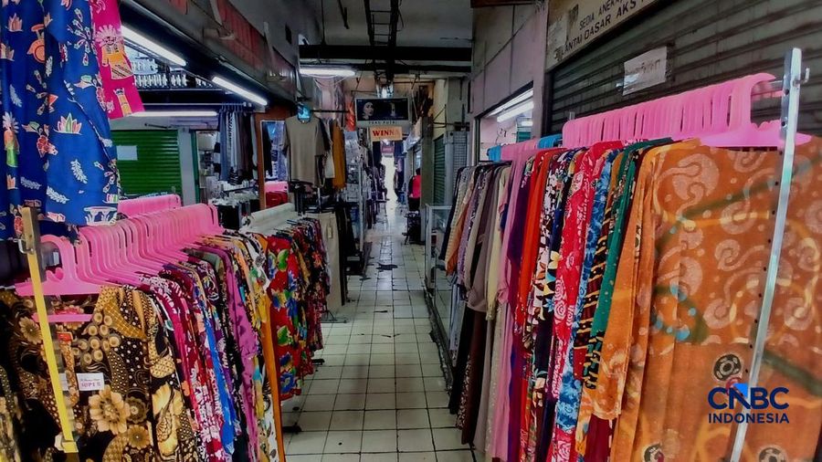 Suasana lengang perdagangan di Pasar Pondok Labu, Jakarta Selatan, Rabu (23/9/2026).