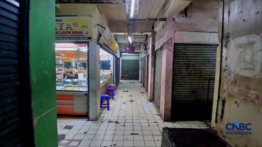 Suasana lengang perdagangan di Pasar Pondok Labu, Jakarta Selatan, Rabu (23/9/2026). Suasana lengang perdagangan di Pasar Pondok Labu, Jakarta Selatan, Rabu (23/9/2026).