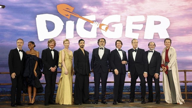 Tom Cruise di Premiere Film Digger