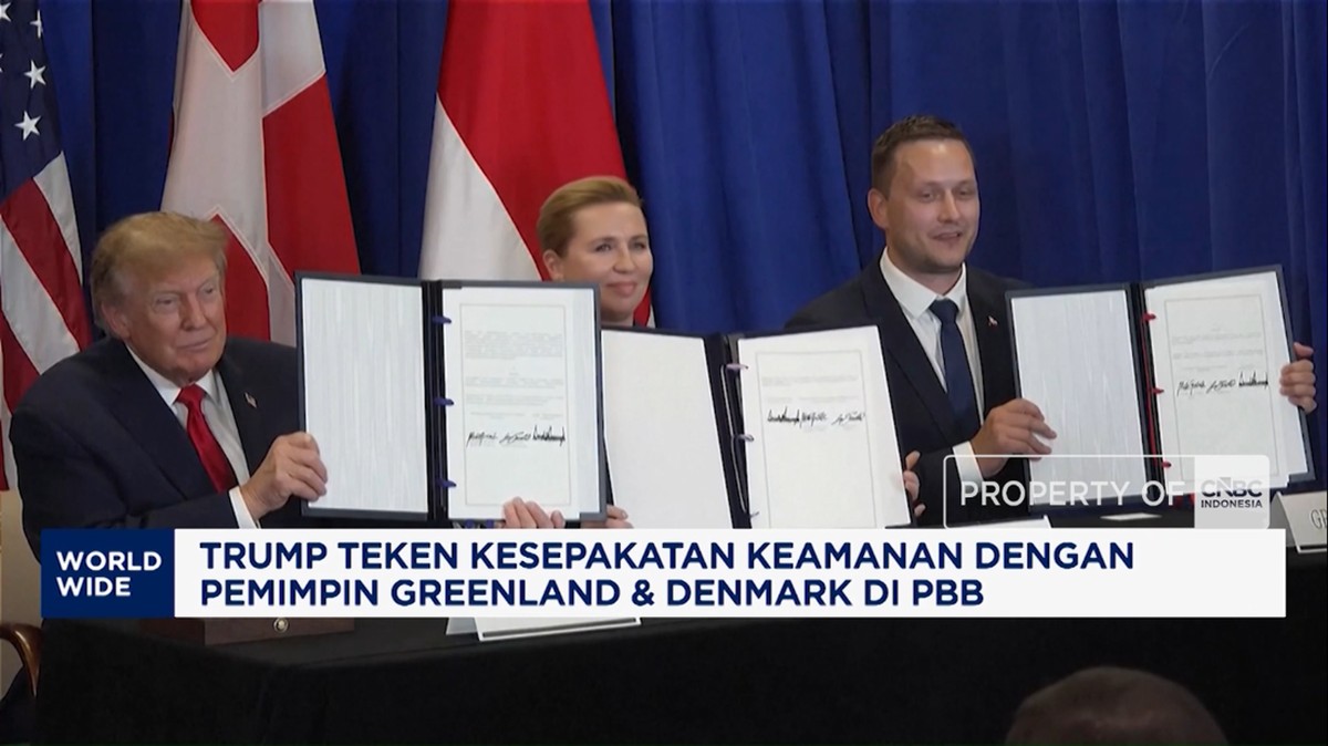 Video: Trump Teken Kesepakatan Pemimpin Greenland dan Denmark di PBB