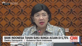 Bank Indonesia Tahan BI Suku Bunga Acuan di 5,75%