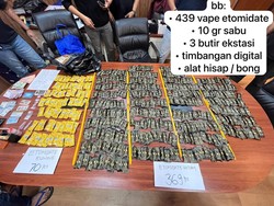 Bareskrim Tangkap 2 Pria Edarkan Narkoba Pod Getar di Kalideres