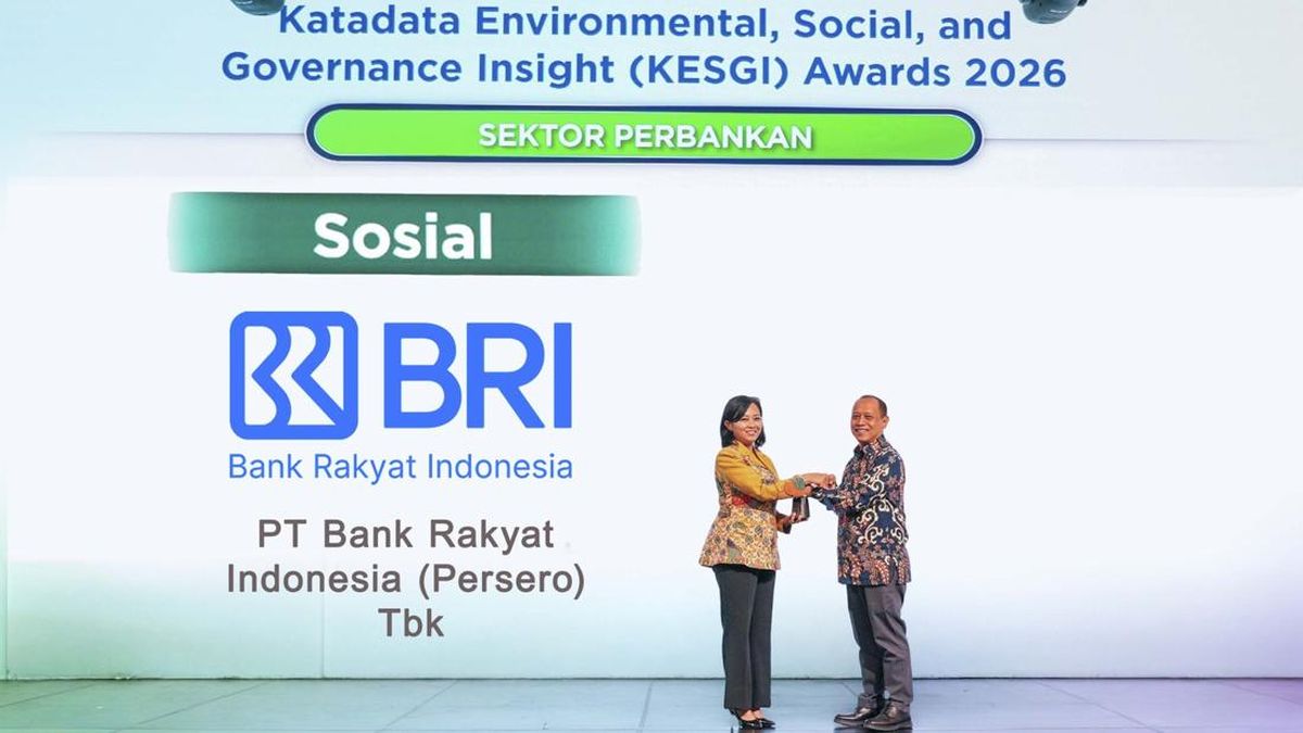 Kinerja Sosial BRI Raih Pengakuan di Katadata ESG Insight Award 2026