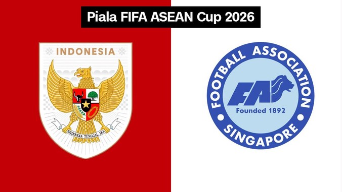 Cover Live Report FIFA ASEAN Cup 2026 - Indonesia vs Singapore,Jumat (25 September)