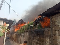 Gudang di Tangerang Terbakar, Luas Area Capai 1.000 Meter Persegi