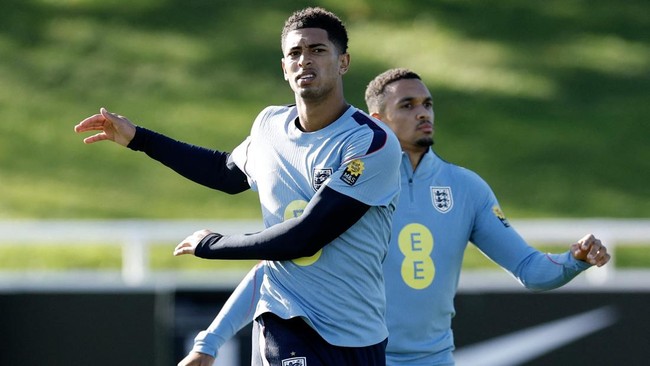 Latihan Timnas Inggris Jelang UEFA Nations League