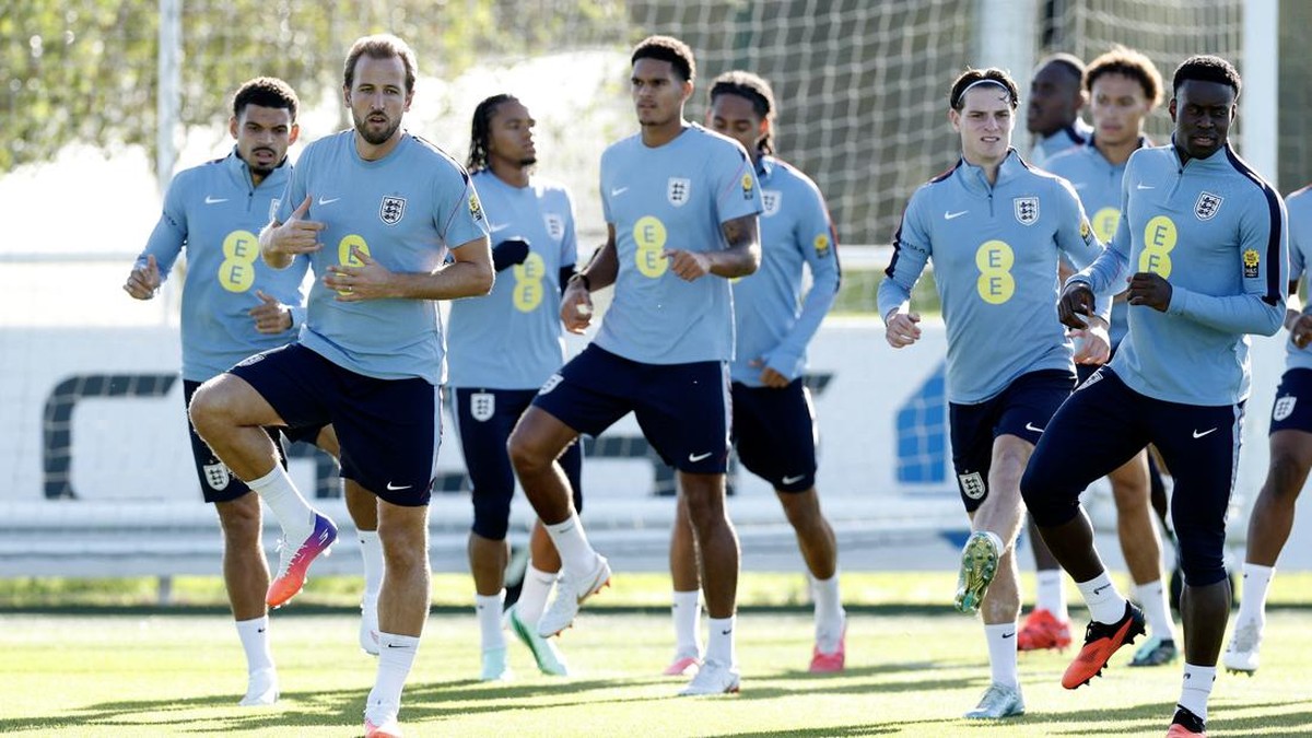 Latihan Timnas Inggris Jelang UEFA Nations League