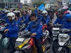 Demo Selesai, Massa Buruh Bubarkan Diri dari Jalan Sudirman Jakpus