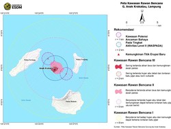 2 Dataran Baru Muncul Dekat Anak Krakatau, Benarkah Cucu Krakatau?