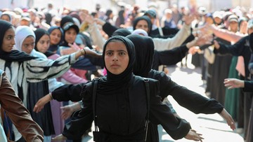 FOTO: Anak Gaza Kembali Sekolah usai 3 Tahun Libur Imbas Agresi Israel