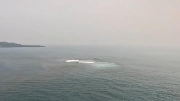 Penampakan Daratan Baru Muncul Pasca Erupsi Gunung Anak Krakatau