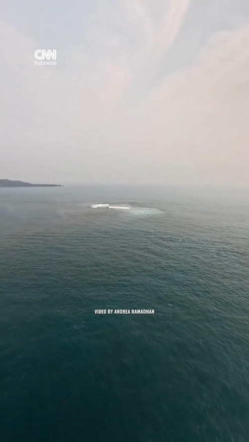 Penampakan Daratan Baru Pasca Erupsi Gunung Anak Krakatau
