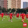 Timnas Indonesia menggelar latihan terakhir jelang menghadapi Singapura di FIFA ASEAN Cup 2026. Latihan kali ini lengkap diikuti 23 pemain. Latihan dihelat di Stadion PTIK, Jakarta, Kamis (24/9) sore.