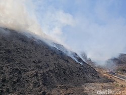 TPA Putri Cempo Solo Kembali Terbakar Siang Ini