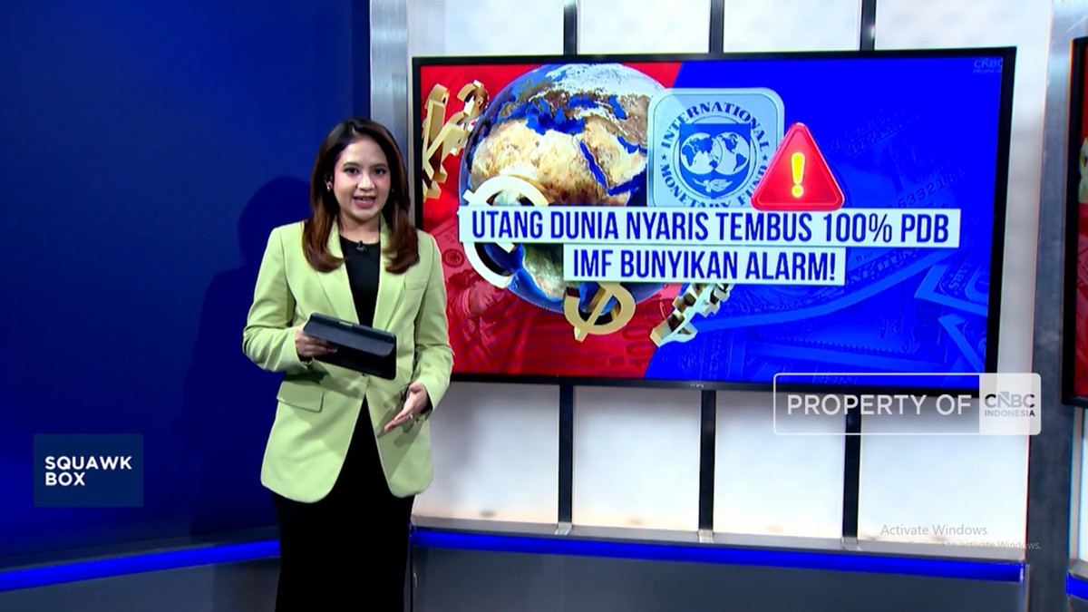 Video: Utang Dunia Nyaris Tembus 100% PDB, IMF Bunyikan Alarm!