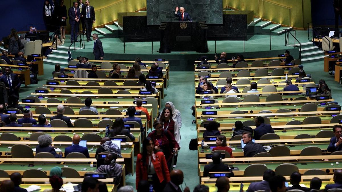 FOTO: Delegasi Ramai-ramai Walk Out saat Pidato Netanyahu di PBB
