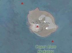 Daratan Baru yang Muncul Usai Anak Krakatau Erupsi Bukan 1 tapi 2