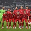 Timnas Indonesia berfoto bersama sebelum melawan Timnas Singapura dalam pertandingan penyisihan Grup A Divisi 1 FIFA ASEAN Cup 2026 di Stadion Utama Gelora Bung Karno, Senayan, Jakarta, Jumat (25/9/2026). ANTARA FOTO/Rivan Awal Lingga/sgd