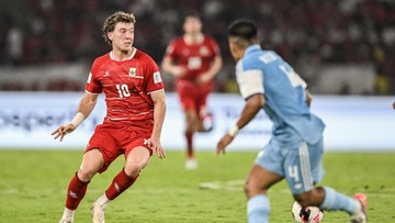 Gol Penalti Romeny, Timnas Indonesia Unggul 2-0 Menit ke-74
