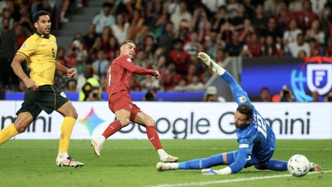 Gol Ronaldo Dianulir, Portugal Kalahkan Wales