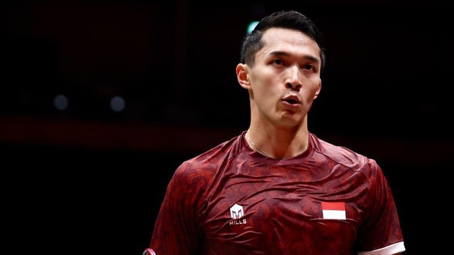 Jonatan Christie saat tampil di final nomor beregu putra badminton Asian Games 2026. (Arsip PBSI)