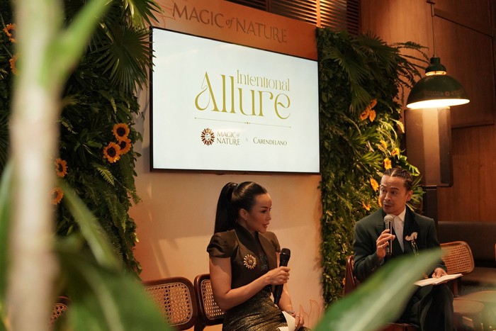 Kolaborasi Brand Perawatan Tubuh Magic of Nature dan Caren Delano dalam Peragaan Intentional Allure
