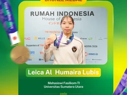 Cerita Leica, Mahasiswa USU Peraih Medali Perunggu Asian Games 2026