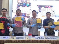 Polisi Gagalkan Pengiriman 296 Catridge Etomidate asal Malaysia, Mau Dikirim ke Medan