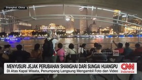Shanghai malam hari, Sungai Huangpu,