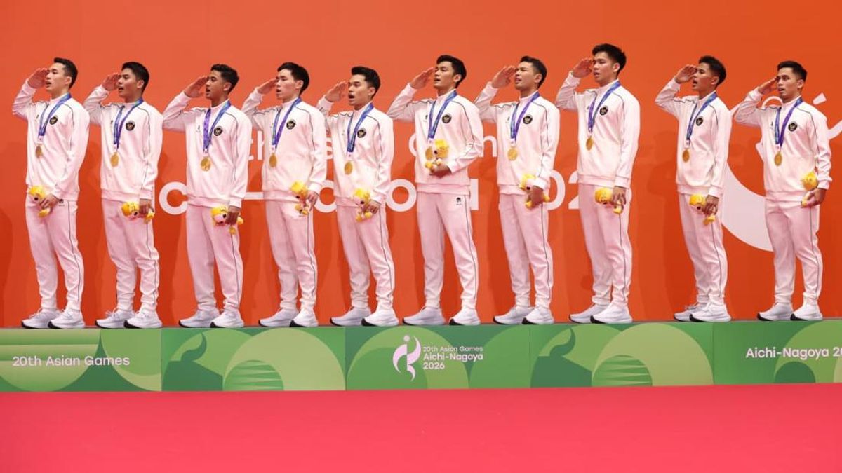 FOTO: Emas Perdana Asian Games 2026 dari Tim Badminton Indonesia
